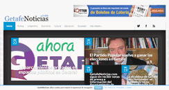 Desktop Screenshot of getafenoticias.com
