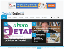 Tablet Screenshot of getafenoticias.com